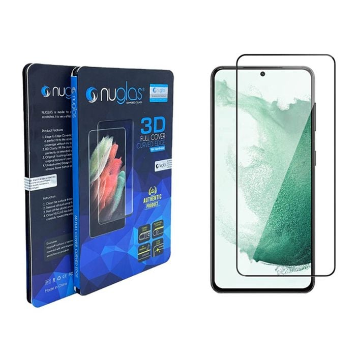 Nuglas Screen Protector 3d Full Cover Tempered Glass 9h For Samsung S22 Plus 5g