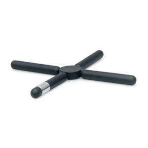 Blomus Knik Silicone Heat Resistant Trivet Hot Pot/Dish Stand 4x11.2cm Black