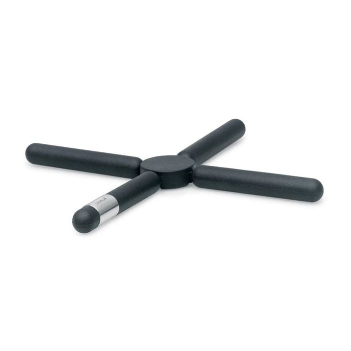 Blomus Knik Silicone Heat Resistant Trivet Hot Pot/Dish Stand 4x11.2cm Black