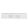 2.4m White Glacia Floating TV Unit