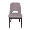 Sk Designer Living | Maribel Boucle Dining Chair | Black Legs - Grey Bouclé