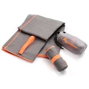METEOR 110x175cm Grey Quick-Dry Microfiber Gym Towel