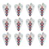 12x LVD Heart Christmas Baubble Decorative Sculpture Hanging Home/Lounge Decor