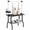Advwin Pet Grooming Table Dog Grooming Station with Tool Storage