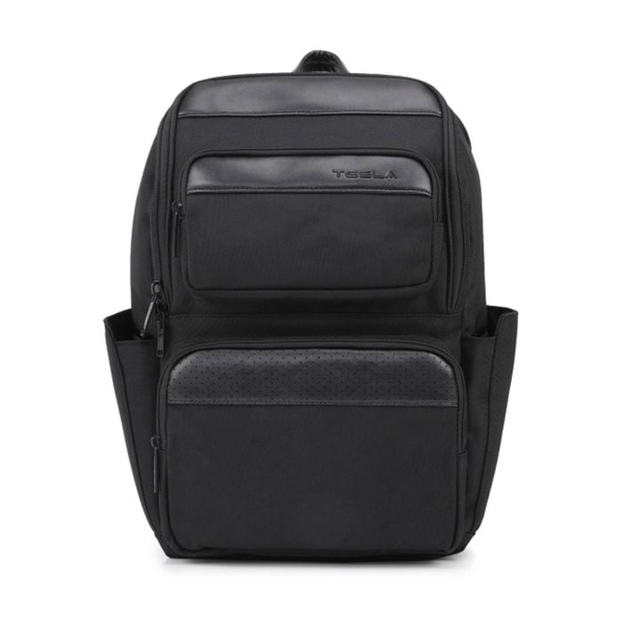 Tesla Aurora Backpack W/ Tablet Pocket & Lower Back Support Black 46x32x18cm