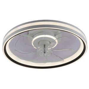 Windora Calix 48cm Ceiling Light with DC Ceiling Fan & 3CCT Dimmable LED Remote Control