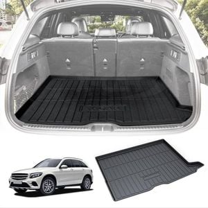 Waterproof Cargo Trunk Mat Boot Liner Luggage Tray Fit for Mercedes-Benz GLC Class 2015-2022