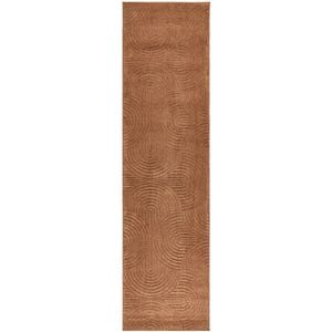 The Rug Connection Skye Zina Brown 500x80cm - Extra Large Runner Indoor Rug