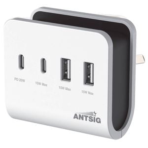 Antsig 20W 4-Port USB Wall Charger