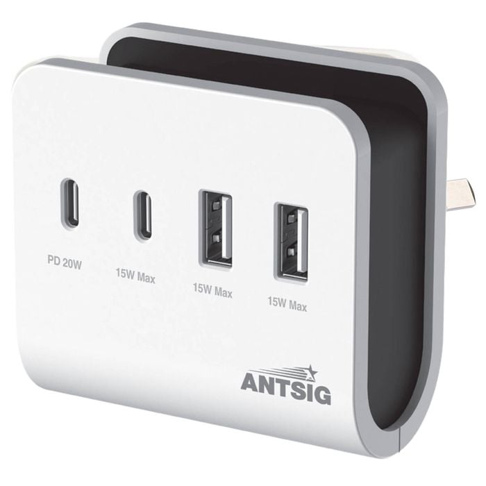 Antsig 20W 4-Port USB Wall Charger