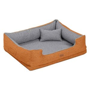 Tedi's Orthopedic Dog Calming Bed Memory Foam M in Orange