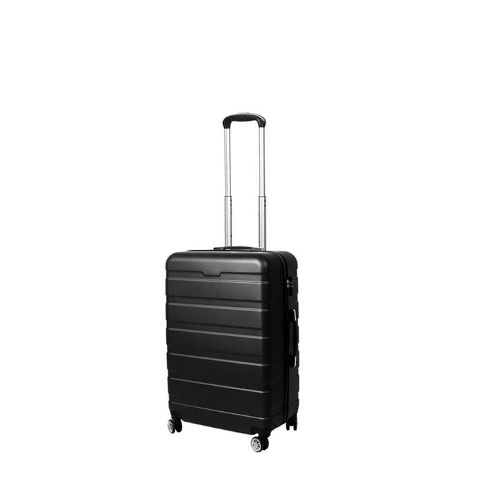 Slimbridge 20" ABS Carry On Luggage Black