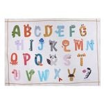Kids Washable 140x200cm Alphabet Rug