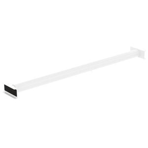 Flexi Storage Home Solutions 410-540 x 24 x 50 White Adjustable Sliding Frame Hanging Rail