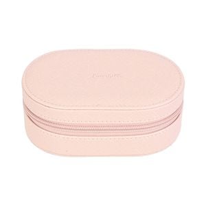 Kate Hill Travelling Jewellery Organiser Storage Bag Case 14.5x8.5x5cm Blush