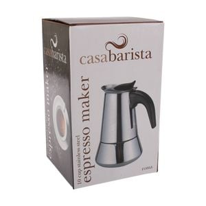 Casabarista Roma 10 Cup Durable Stainless Steel Espresso Maker
