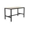 Olg Axis Bar Leaner Black Frame Nordic Maple Top L1800mm X W750mm