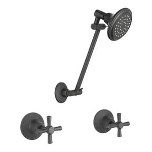 Mondella WELS 3 Star 9L/min Black Matte Cadenza 1/2 Turn All Directional Shower Set