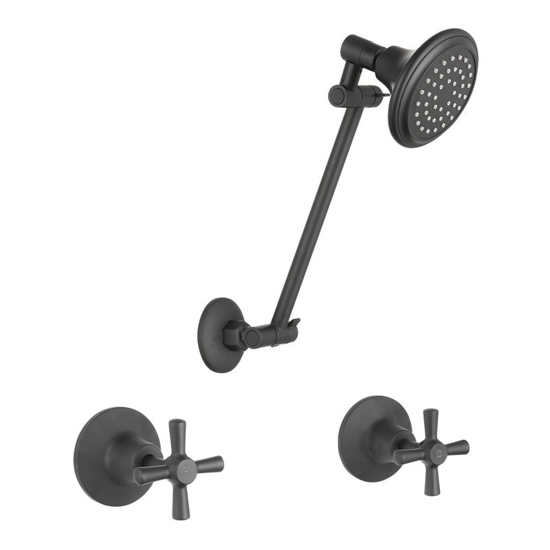 Mondella WELS 3 Star 9L/min Black Matte Cadenza 1/2 Turn All Directional Shower Set