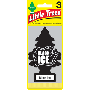 Little Trees Air Freshener Black Ice 3 Pack