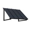 Instahut Window Door Awning Canopy 1mx1m Black Metal Frame