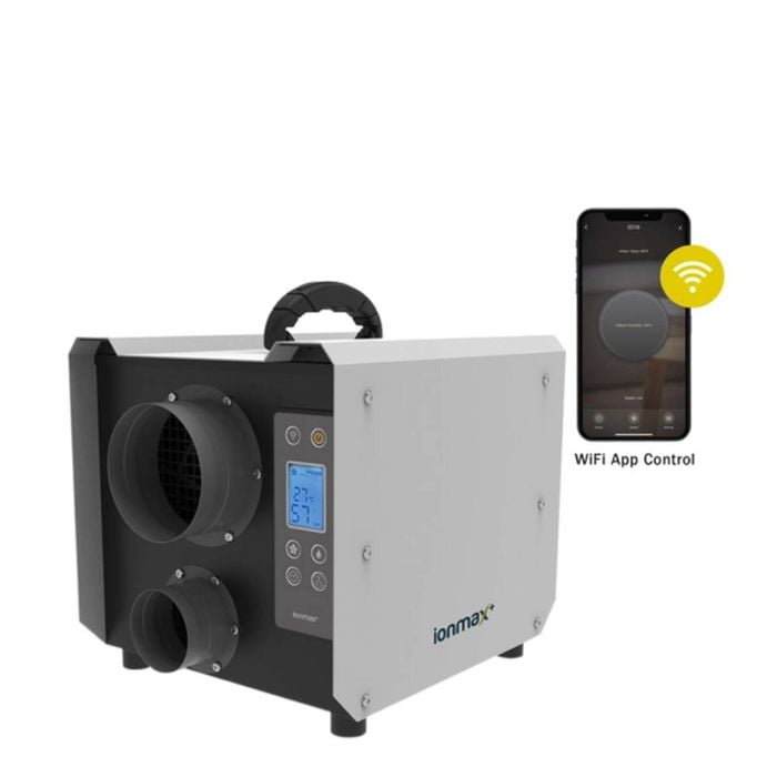 Ionmax+ ED18 Industrial-Grade Desiccant Dehumidifier Air Purifier with Mobile App