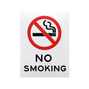 Brutus 300 x 225mm No Smoking Plastic Sign 