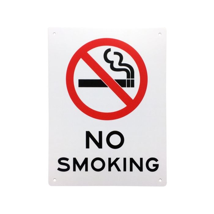 Brutus 300 x 225mm No Smoking Plastic Sign 