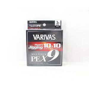 Varivas Avani Jigging Max Power 10 x 10 x9 Braid Fishing Line 300m 57lb