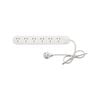 HPM White 6 Outlet Powerboard