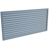ProtectorAl 1001-2000W X 300-1000H Deep Ocean Aluminium Welded Slat Panel Horizontal 9mm Gap