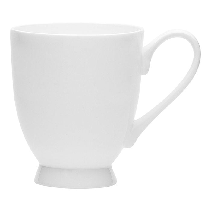 Ecology 310ml Canvas Footed Mug Coffee/Tea Cup - White