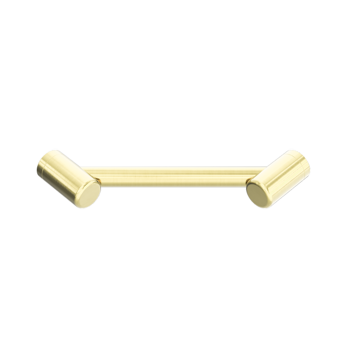 Nero Mecca Care 25mm x 215mm Brushed Gold Footrest Corner Grab Rail