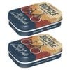 2PK Nostalgic Art 6cm Mint Tin Box Bicycle Beautiful Ride Hard Candy
