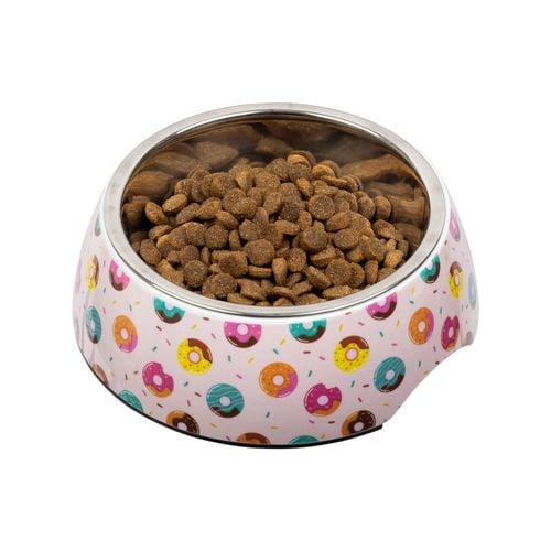 Donut dog bowl online
