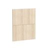 Kaboodle 600mm Almond Oak Modern 2 Drawer Panels
