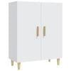 vidaXL Sideboard White Engineered Wood Cupboard Console Cabinet Home Organiser