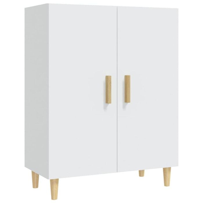 vidaXL Sideboard White Engineered Wood Cupboard Console Cabinet Home Organiser
