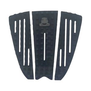 Summer vibes 3-Piece Surfboard Tail Pad / Deck Grip / Traction - Black