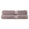 2pc Canningvale Royal Splendour Bath Sheet Set Storm Grey