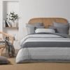 Dreamaker Artarmon 100% Cotton Reversible Quilt Cover Set Queen Bed
