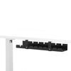 GKU Under Table Cable Management Basket Tray 800mm Long - Black