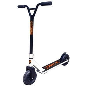 Adrenalin Dirt-x Off Road Bmx Lightweight Push Ride On Kids/teens Scooter White