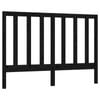 vidaXL Bed Headboard Bed Header Bedroom Furniture Black 141 cm
