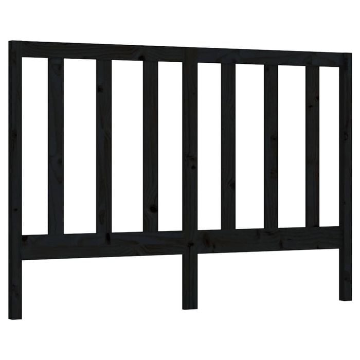 vidaXL Bed Headboard Bed Header Bedroom Furniture Black 141 cm
