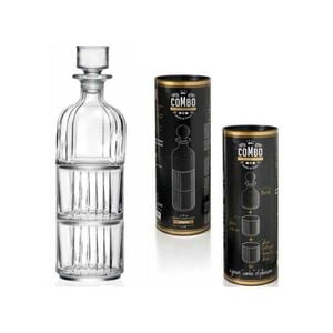 RCR Combo 3 Piece Stackable Decanter and Tumbler Set