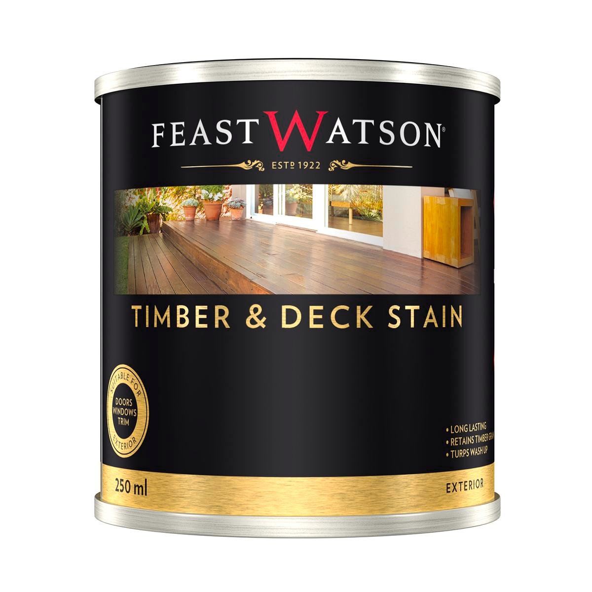 Feast Watson 250ml Taman Merbau Decking Stain - 250ml - Bunnings Australia