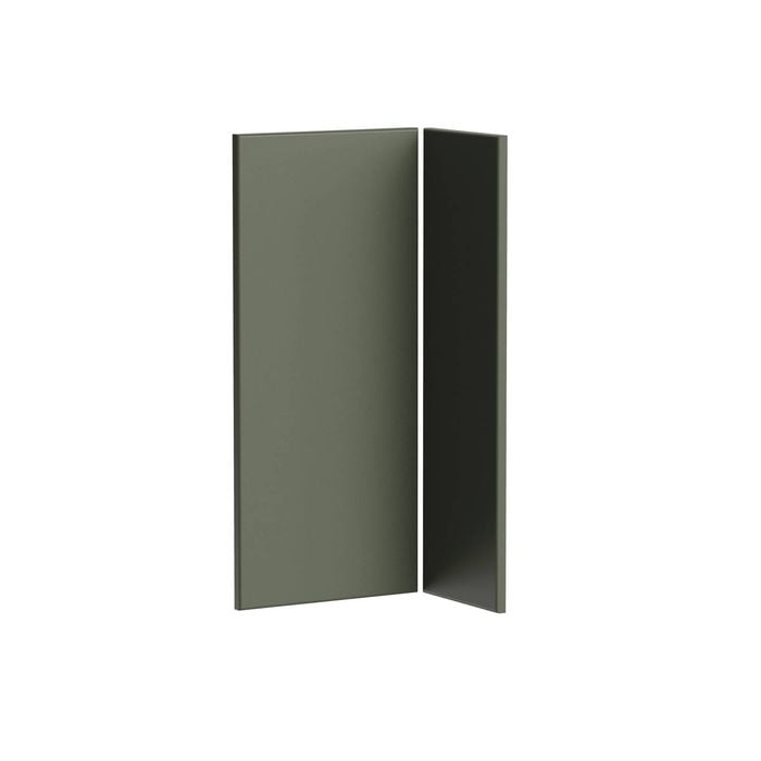Kaboodle 800x900mmmm Saltbush Modern Corner Base Cabinet Doors