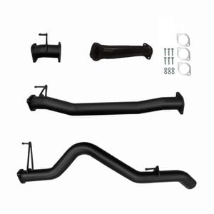 Ignite Exhausts Dpf Back For Holden Rg Colorado 2.8l 3" With Straight Pipe Only Black Aluminised Steel