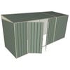 Build-a-Shed 1.5 x 4.5 x 2m Double Hinged Side Door Skillion Shed - Green